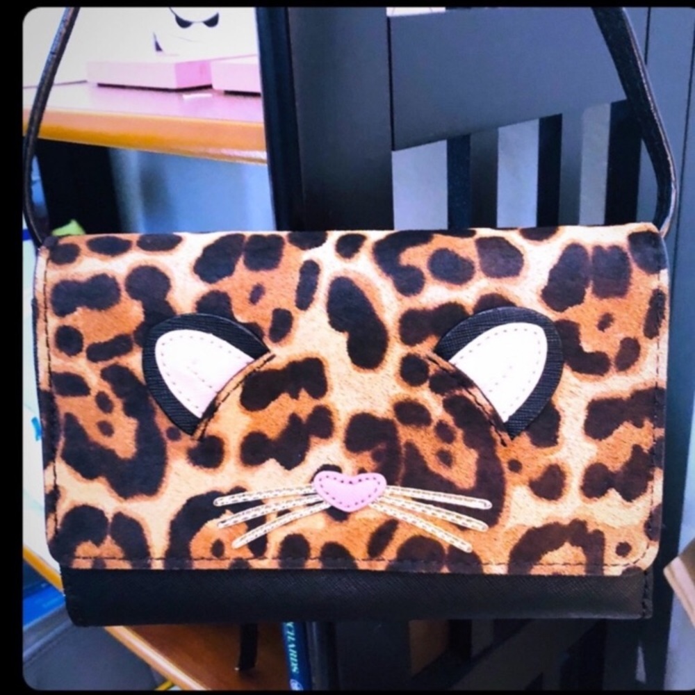 🔥Kate Spade ♠️ Run Wild Leopard Crossbody Purse